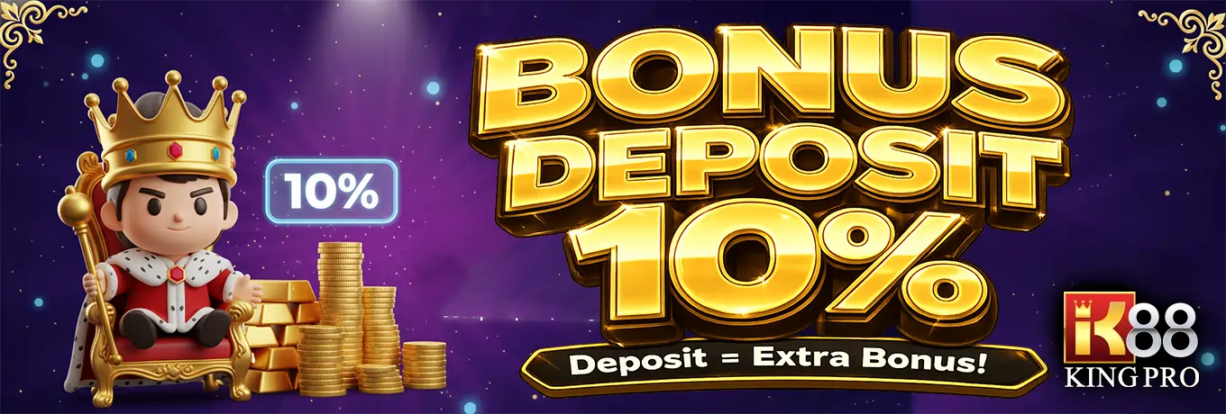 Bonus Deposit 10% Dekstop